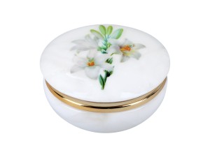 Kasetka alabastrowa okrągła 10cm