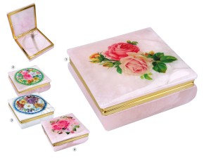 Kasetka alabastrowa kwadratowa 10x10cm