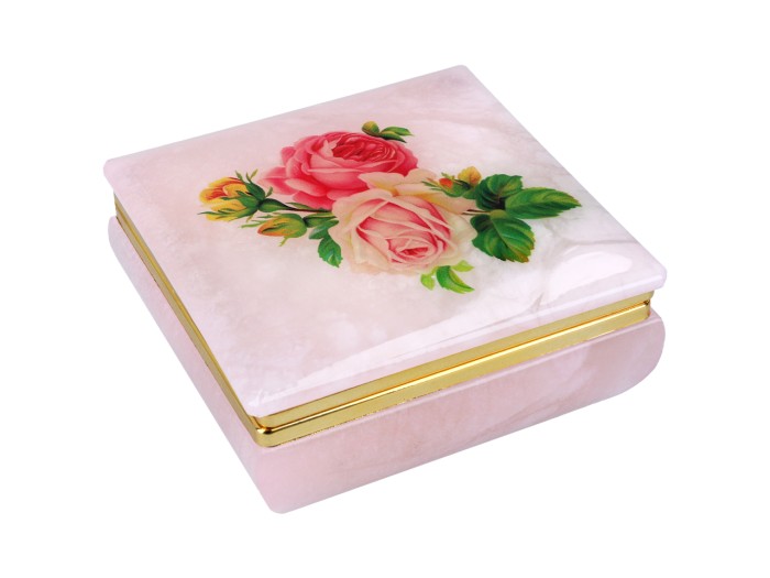 Kasetka alabastrowa kwadratowa 10x10cm