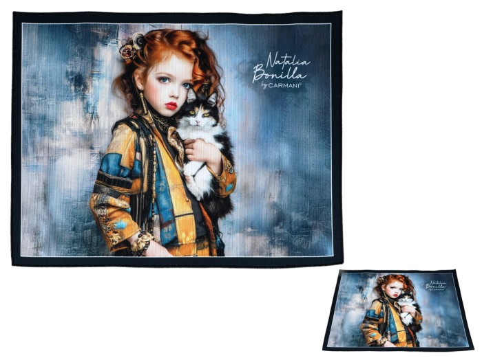 Carmani, podkładka na stół 40x30cm - N. BONILLA/Kocie opowieści Mii