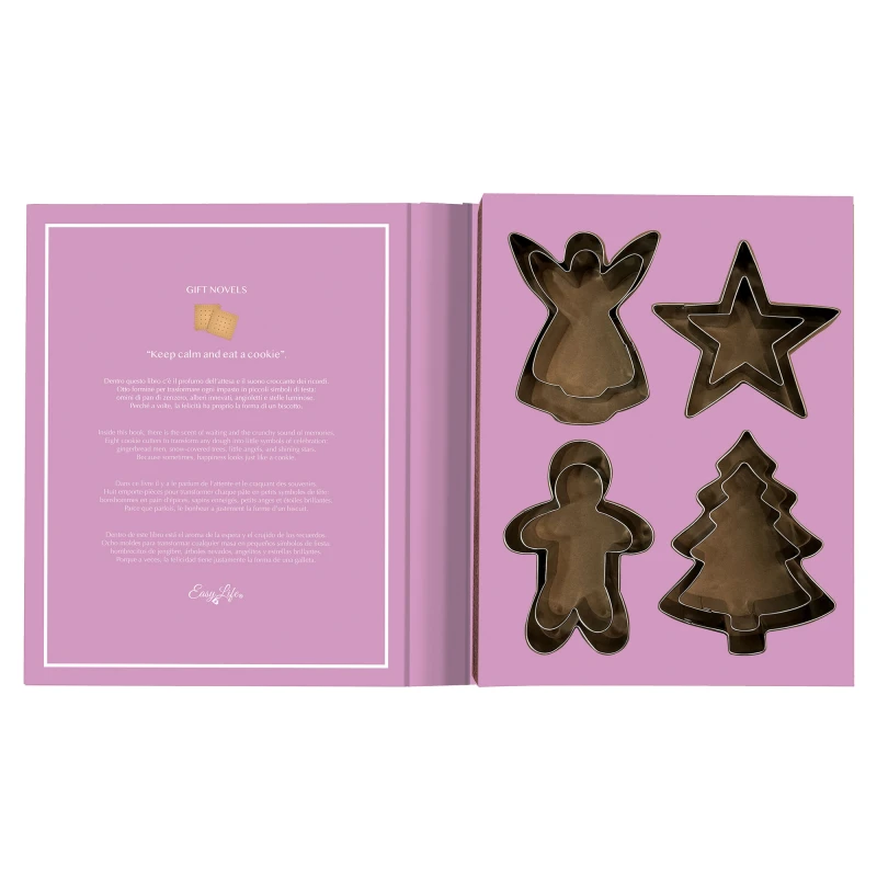 Easy Life/Nuova R2S, upominkowy zestaw wykrawaczy do ciastek - GIFT NOVELS