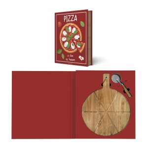 Easy Life/Nuova R2S, upominkowy zestaw do pizzy - deska + nóż do pizzy - GITT NOVELS