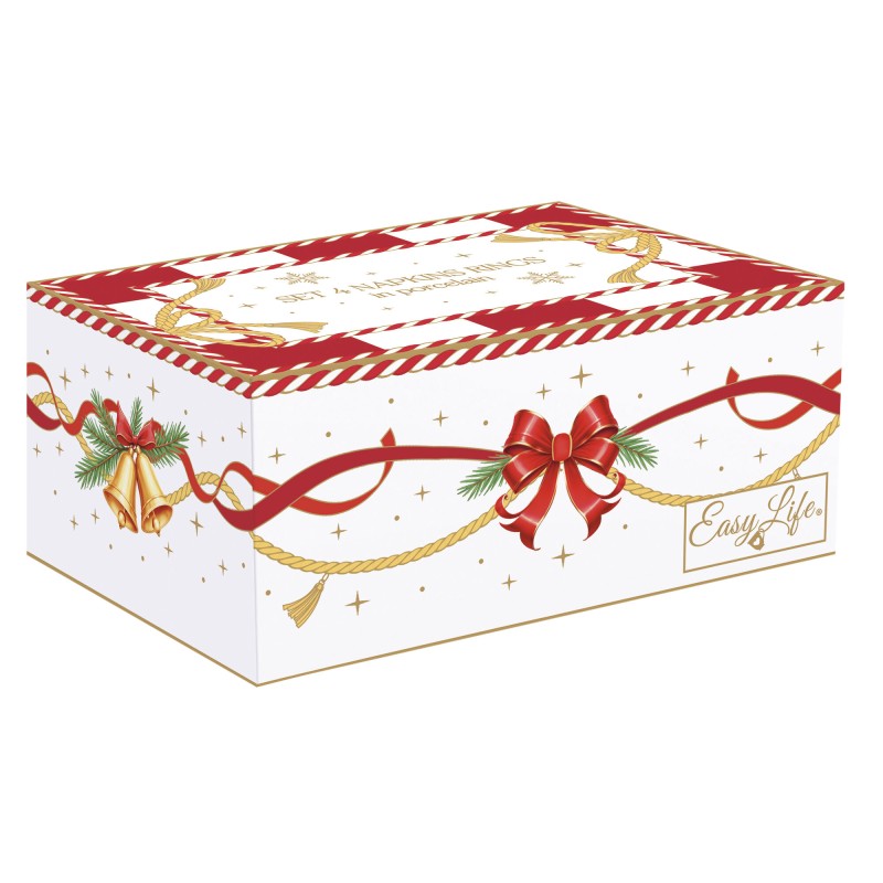 Easy Life/Nuova R2S, obrączki na serwetki z porcelany - CHRISTMAS IN EASY LIFE-POZZI