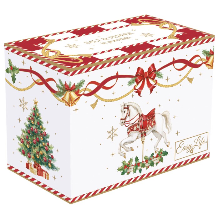asy Life/Nuova R2S, zestaw: sól + pieprz - CHRISTMAS IN EASY LIFE-POZZI
