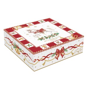 asy Life/Nuova R2S, 4x talerz przekąskowy 16cm - CHRISTMAS IN EASY LIFE-POZZI