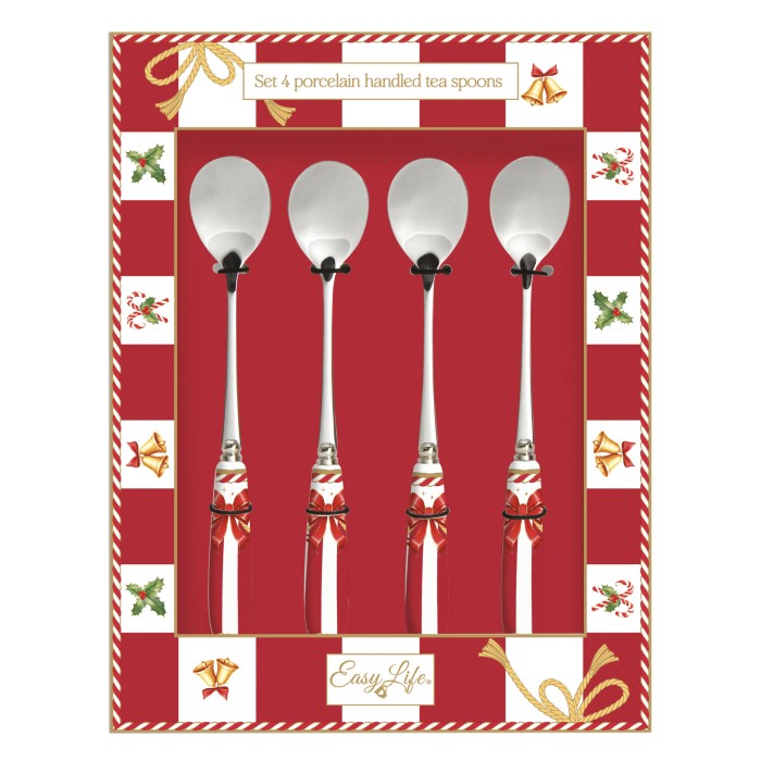 asy Life/Nuova R2S, 4x łyżeczka - CHRISTMAS IN EASY LIFE-POZZI