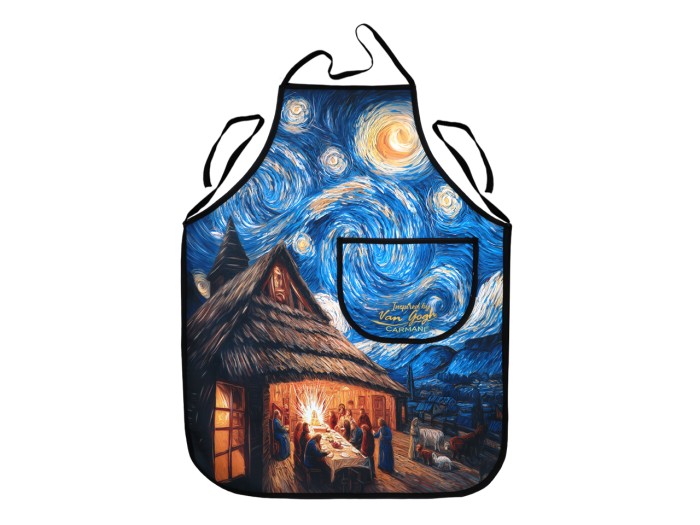 Carmani, fartuszek kuchenny - inspirowany malarstwem VAN GOGHa/Boże Narodzenie