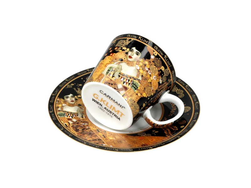 Carmani, filiżanka-espresso 90ml - GUSTAV KLIMT/Adele Bloch-Bauer