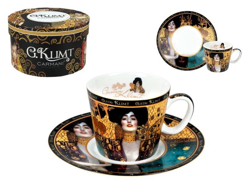 Carmani, filiżanka-espresso 90ml - GUSTAV KLIMT/Judyta