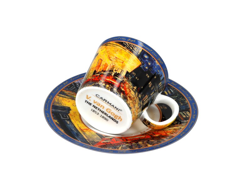Carmani, filiżanka-espresso 90ml - VAN GOGH/Taras Kawiarni w Nocy