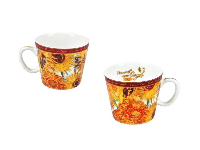 Carmani, filiżanka-espresso 90ml - VAN GOGH/Słoneczniki