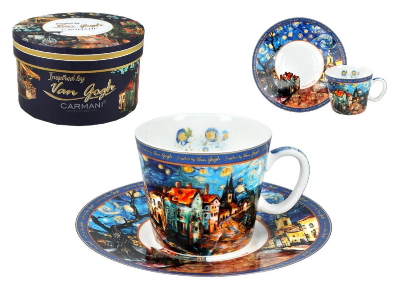 Carmani, filiżanka-espresso 90ml - inspirowana malarstwem VAN GOGH