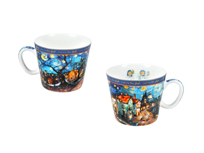 Carmani, filiżanka-espresso 90ml - inspirowana malarstwem VAN GOGH