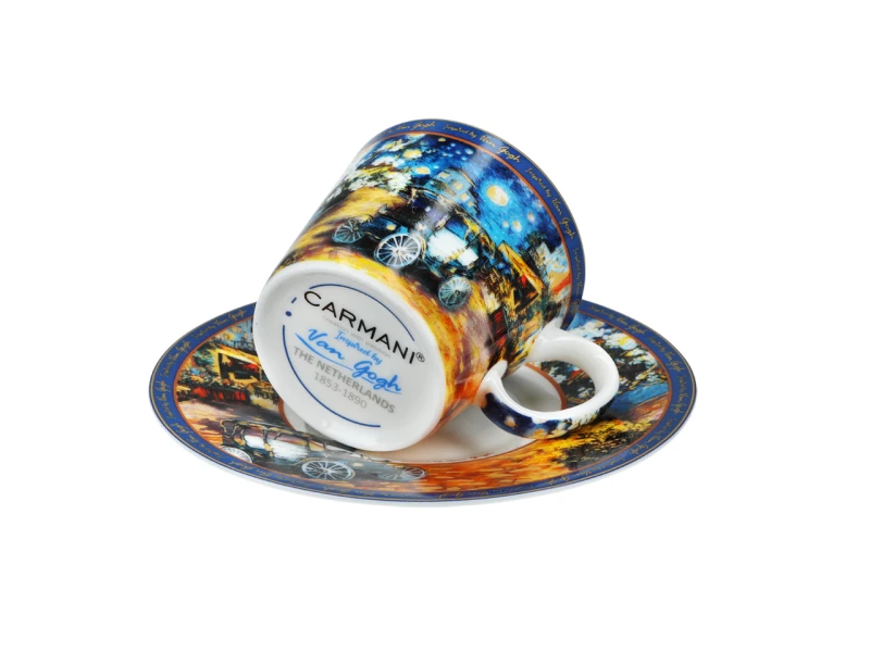 Carmani, filiżanka-espresso 90ml - inspirowana malarstwem VAN GOGH