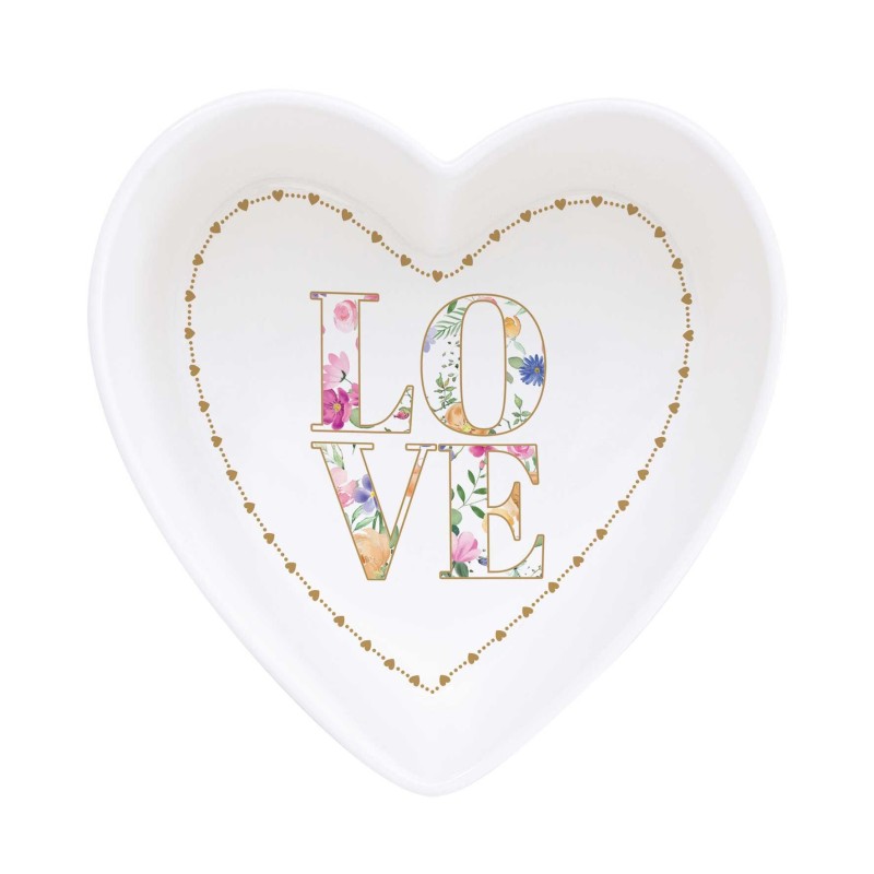 Easy Life/Nuova R2S,  porcelanowa miseczka-serce  - MON AMOUR/Love