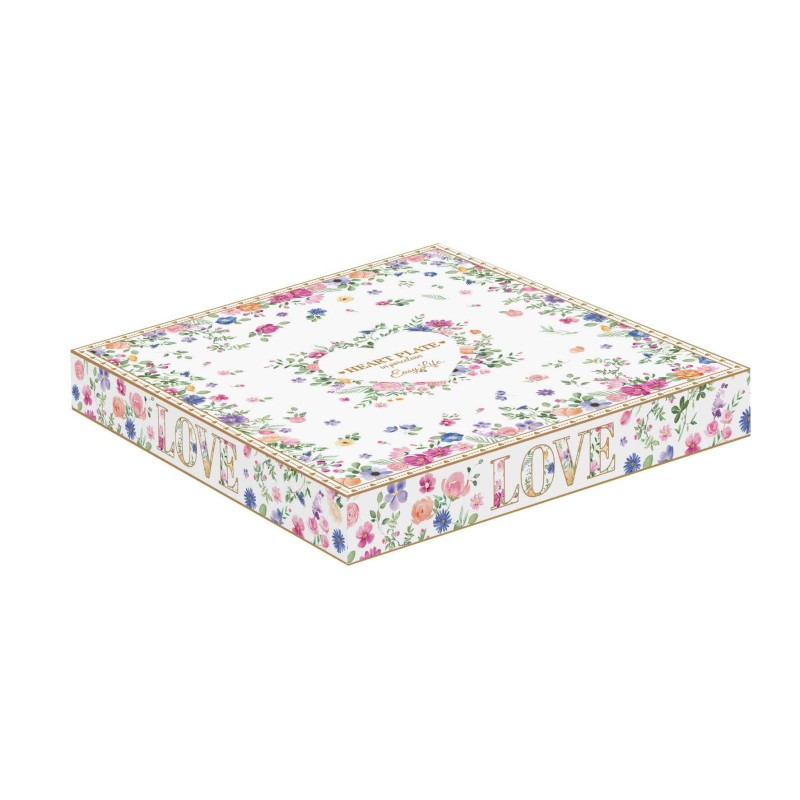 Easy Life/Nuova R2S,  porcelanowa paterka-serce - MON AMOUR/Love