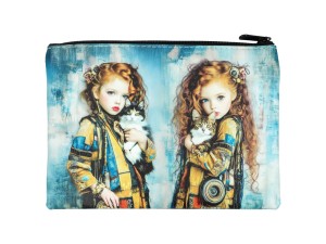 Carmani, kosmetyczka 21x15cm - N. BONILLA/Kocie opowieści Luny i Mii