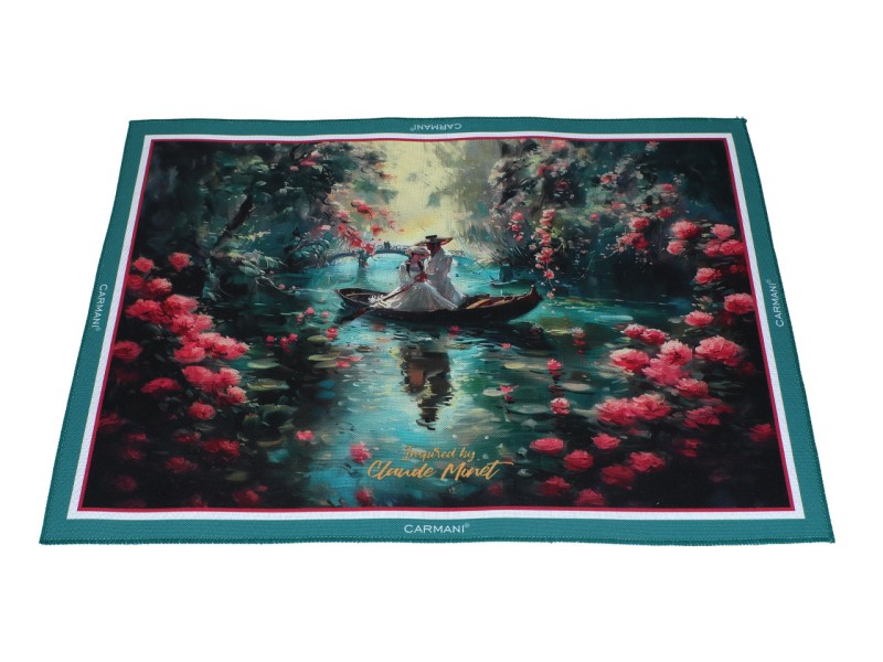 Carmani, 4x podkładka na stół z tw. sztucznego 40x30cm - inspiracja CLAUDE MONET