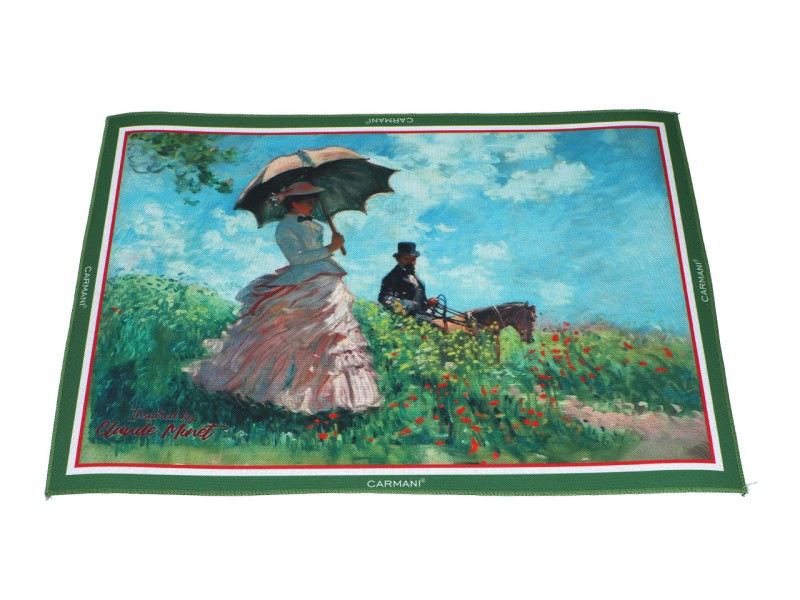 Carmani, 4x podkładka na stół z tw. sztucznego 40x30cm - inspiracja CLAUDE MONET