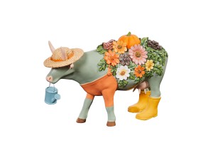 CowParade, figurka-krówka MOOLISA THE FLORIST, duża/poliresing