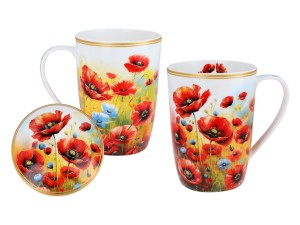 Carmani, kubek z zaparzaczem i przykrywką 600ml - LAURA LOZANO/Maki