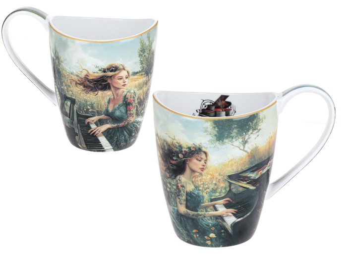 Carmani, kubek  340ml t. Vanessa - LAURA LOZANO/Music of the Female Soul, muzyka kobiecej duszy