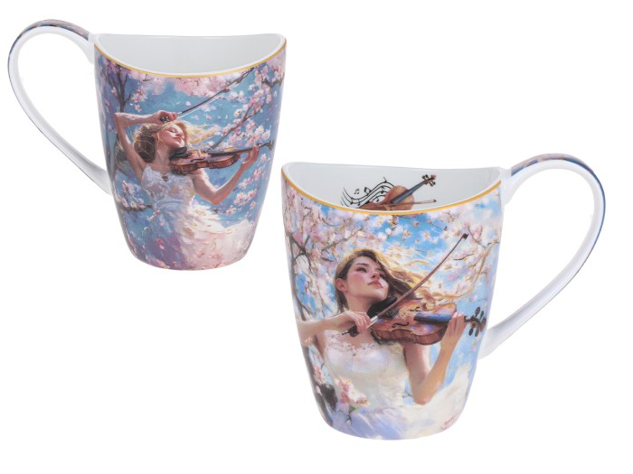 Carmani, kubek  340ml t. Vanessa - LAURA LOZANO/Music of the Female Soul, muzyka kobiecej duszy