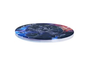 Carmani, 4x ceramiczna podkładka pod kubek, okrągła - ZNAKI ZODIAKU/Rak