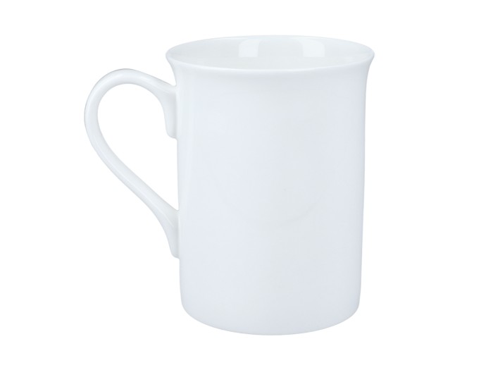 Carmani, porcelanowy kubek t. Classic, biały/350ml