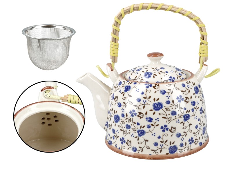 Santai, ceramiczny czajnik z zaparzaczem-sitkiem, 800ml