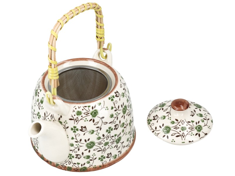 Santai, ceramiczny czajnik z zaparzaczem-sitkiem, 800ml