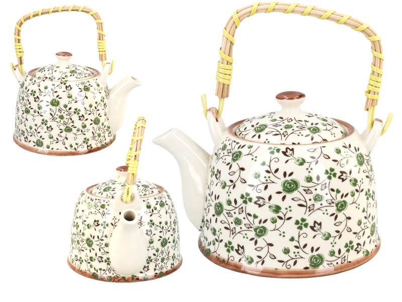Santai, ceramiczny czajnik z zaparzaczem-sitkiem, 800ml