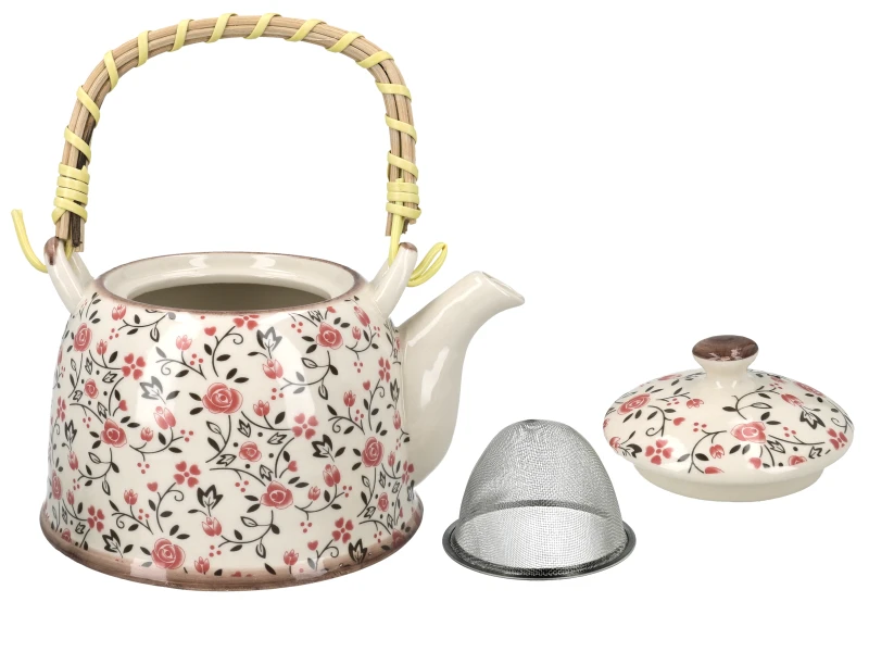 Santai, ceramiczny czajnik z zaparzaczem-sitkiem, 800ml