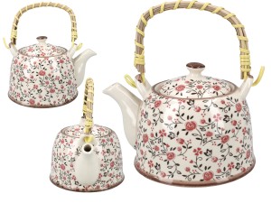Santai, ceramiczny czajnik z zaparzaczem-sitkiem, 800ml