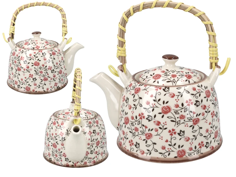 Santai, ceramiczny czajnik z zaparzaczem-sitkiem, 800ml