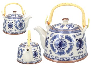 Santai, ceramiczny czajnik z zaparzaczem-sitkiem, 900ml