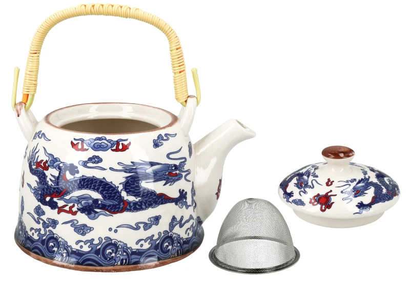 Santai, ceramiczny czajnik z zaparzaczem-sitkiem, 800ml