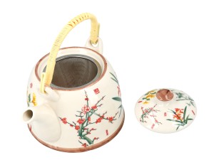Santai, ceramiczny czajnik z zaparzaczem-sitkiem, 900ml
