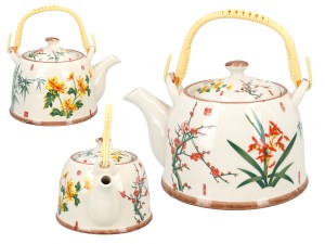 Santai, ceramiczny czajnik z zaparzaczem-sitkiem, 900ml