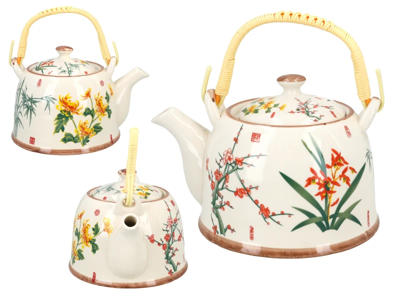 Santai, ceramiczny czajnik z zaparzaczem-sitkiem, 900ml