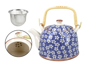 Santai, ceramiczny czajnik z zaparzaczem-sitkiem, 800ml