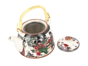 Santai, ceramiczny czajnik z zaparzaczem-sitkiem, 900ml