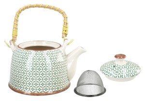 Santai, ceramiczny czajnik z zaparzaczem-sitkiem, 900ml