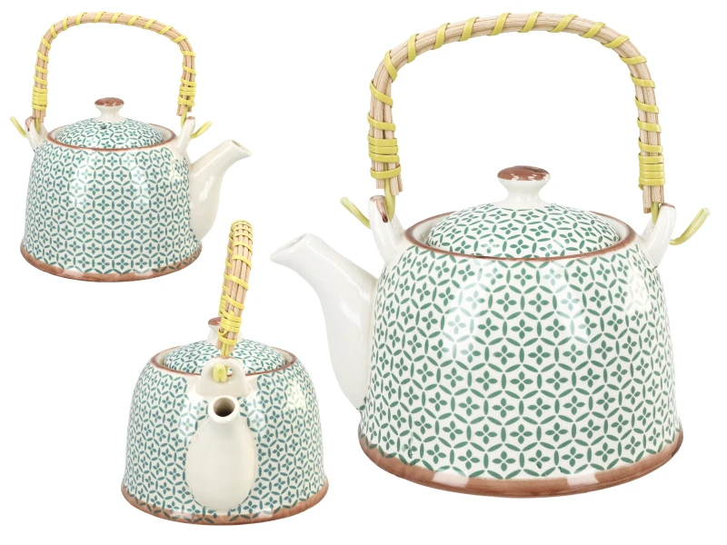 Santai, ceramiczny czajnik z zaparzaczem-sitkiem, 900ml