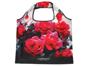 Carmani, tekstylna, składana torba na zakupy 40x70cm - LAURA LOZANO/Lady`s Floral Symphony