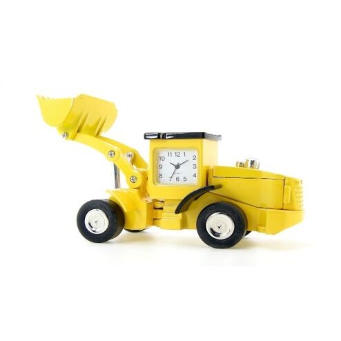 P4Y, metalowa miniaturka  z zegarkiem - ŁADOWARKA