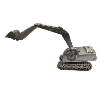 P4Y, metalowa miniaturka  z zegarkiem - KOPARKA