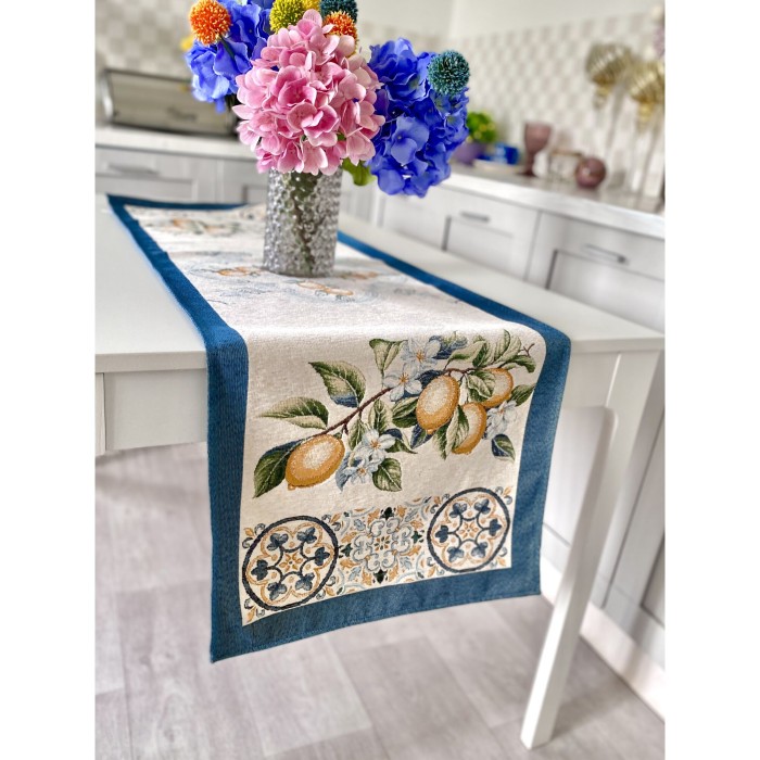 Bieżnik z tkaniny gobelinowej (tkany maszynowo) - G-34395 45x140 cm