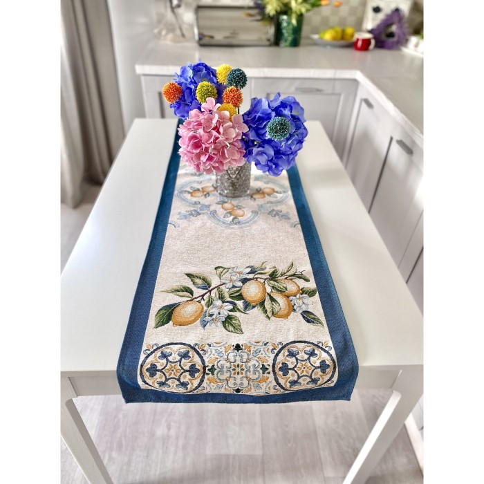 Bieżnik z tkaniny gobelinowej (tkany maszynowo) - G-34395 45x140 cm