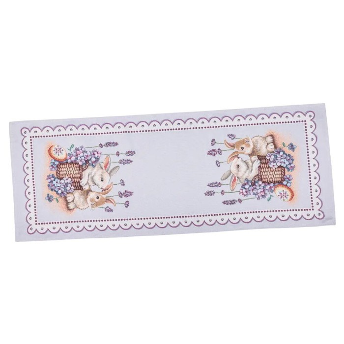 Bieżnik z tkaniny gobelinowej (tkany maszynowo) - RUNNER1018-45, 45x140 cm